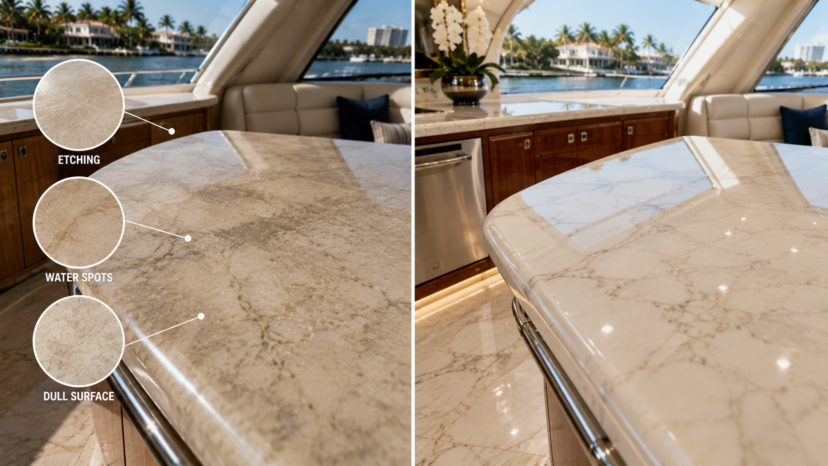 Yacht Marble Restoration Palm Beach