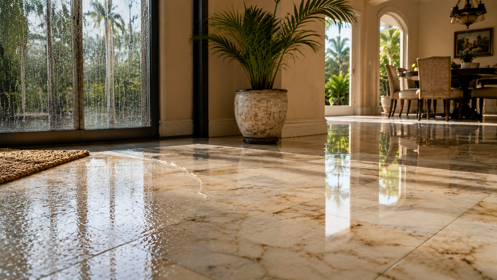 How South Florida's Heat and Humidity Damage Marble Floors